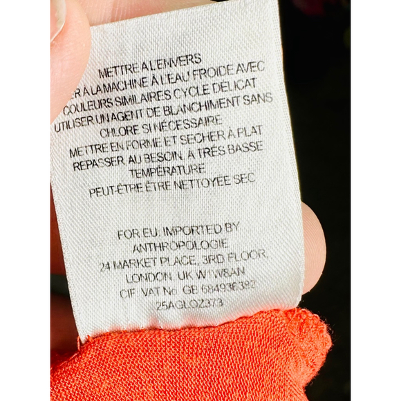 EUC Anthropologie Postmark Red Tank Polka Dot Cottagecore Dress - Picture 13 of 14